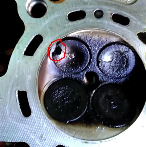 compression test can identify a burned valve|engine valve burned repair.